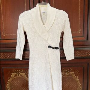Calvin Klein Cream Knit Dress